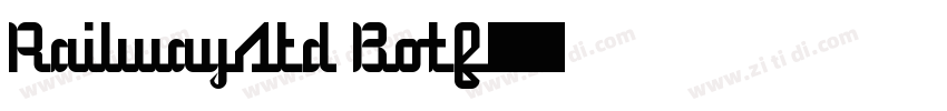 RailwayStd Botf字体转换